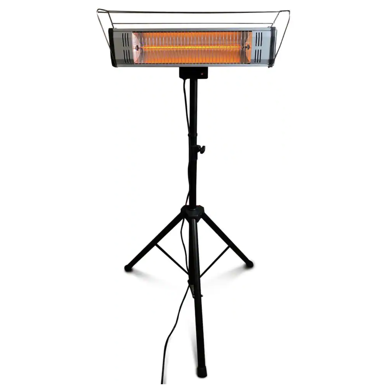 Heat Storm Tradesman 1.500-Watt Electric Outdoor Infrared Quartz Portable Space Heater with Tripod. Wall/Ceiling Mount and Remote