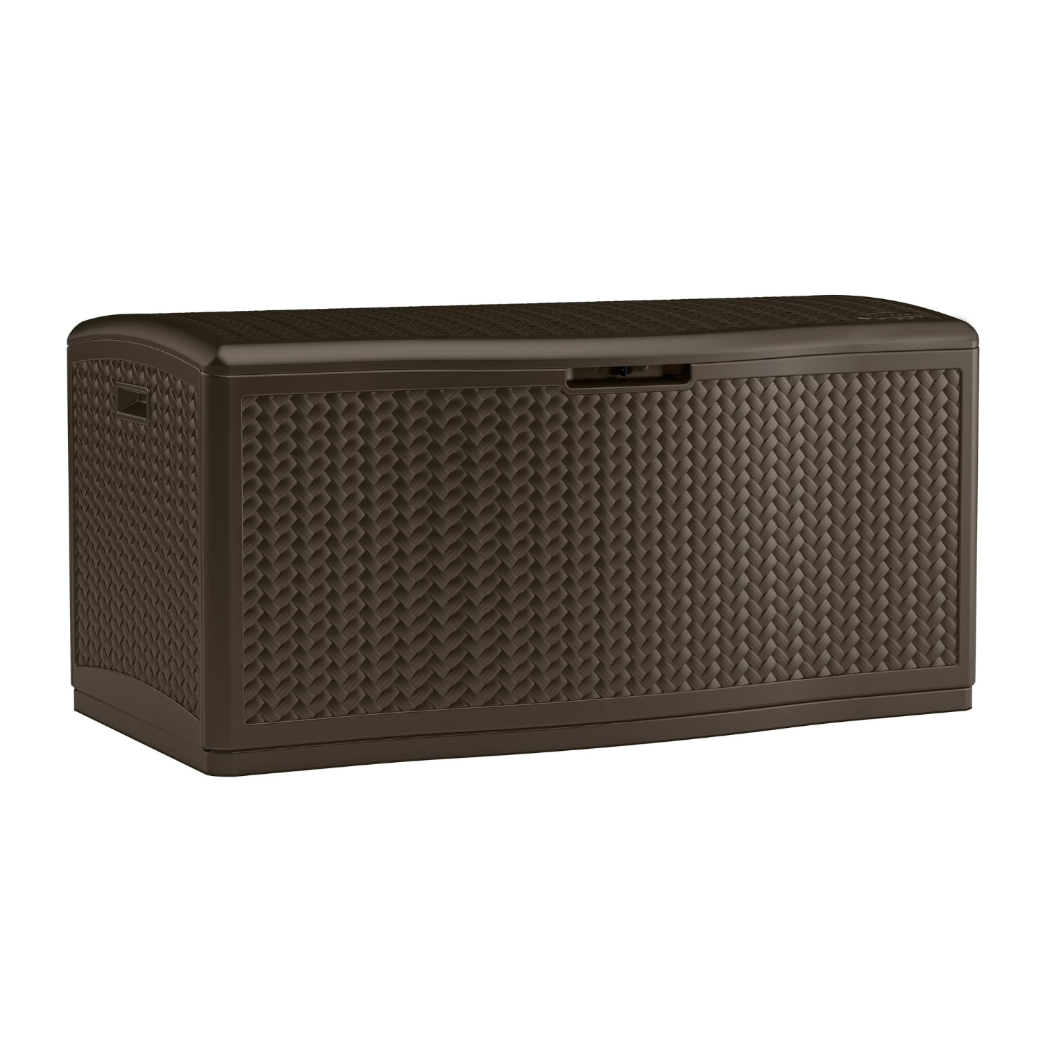 Suncast Brown Herringbone Suncast 124 Gallon Water Resistant Deck Box