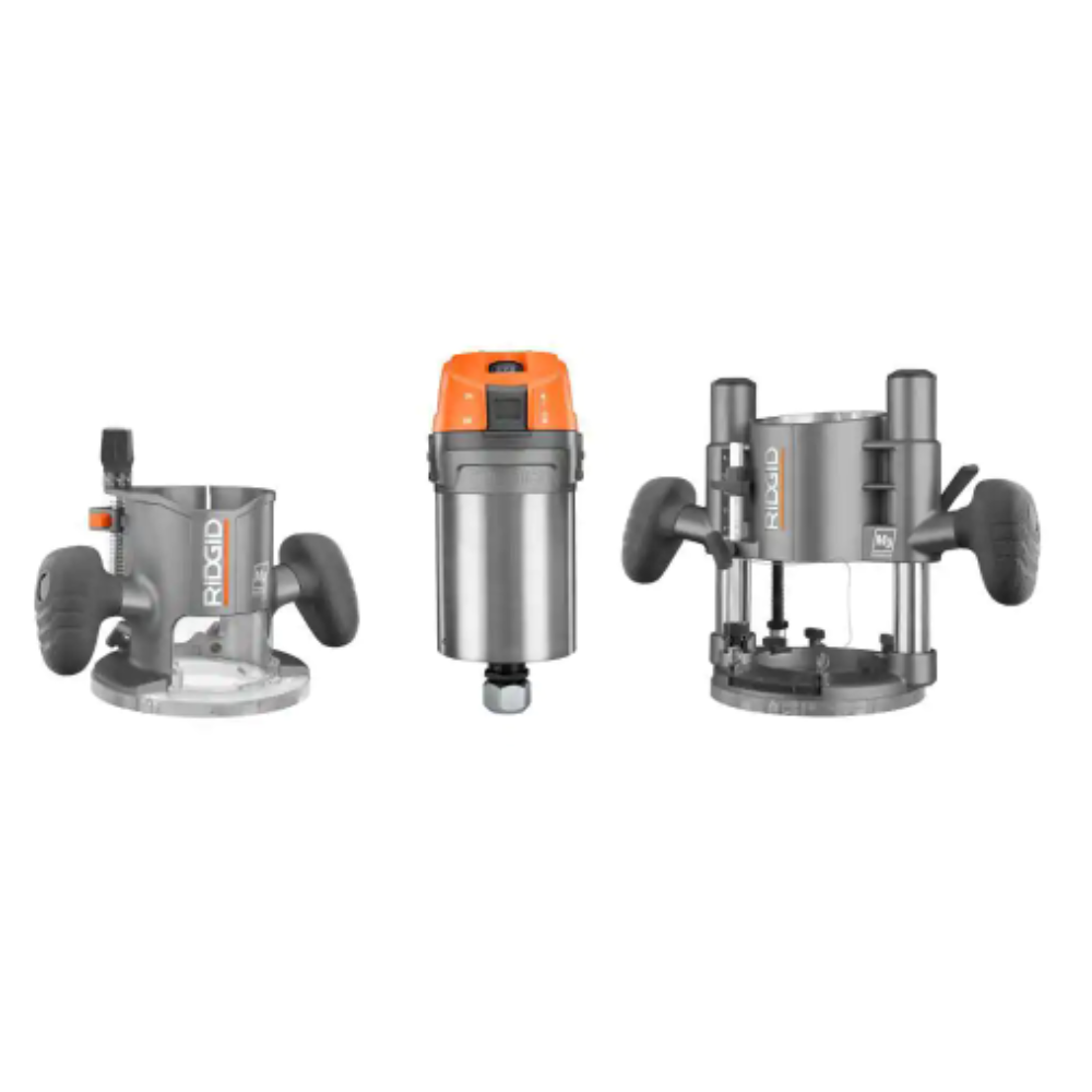 Ridgid 11 Amp 2 HP 1/2 in. Heavy-Duty Fixed and Plunge Base Corded Router