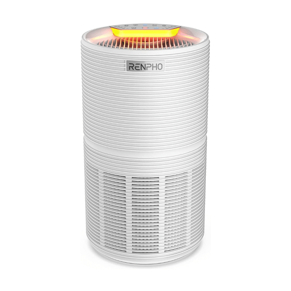 Renpho Air Purifier. Large Room CADR 300 with H13 True HEPA Filter. White