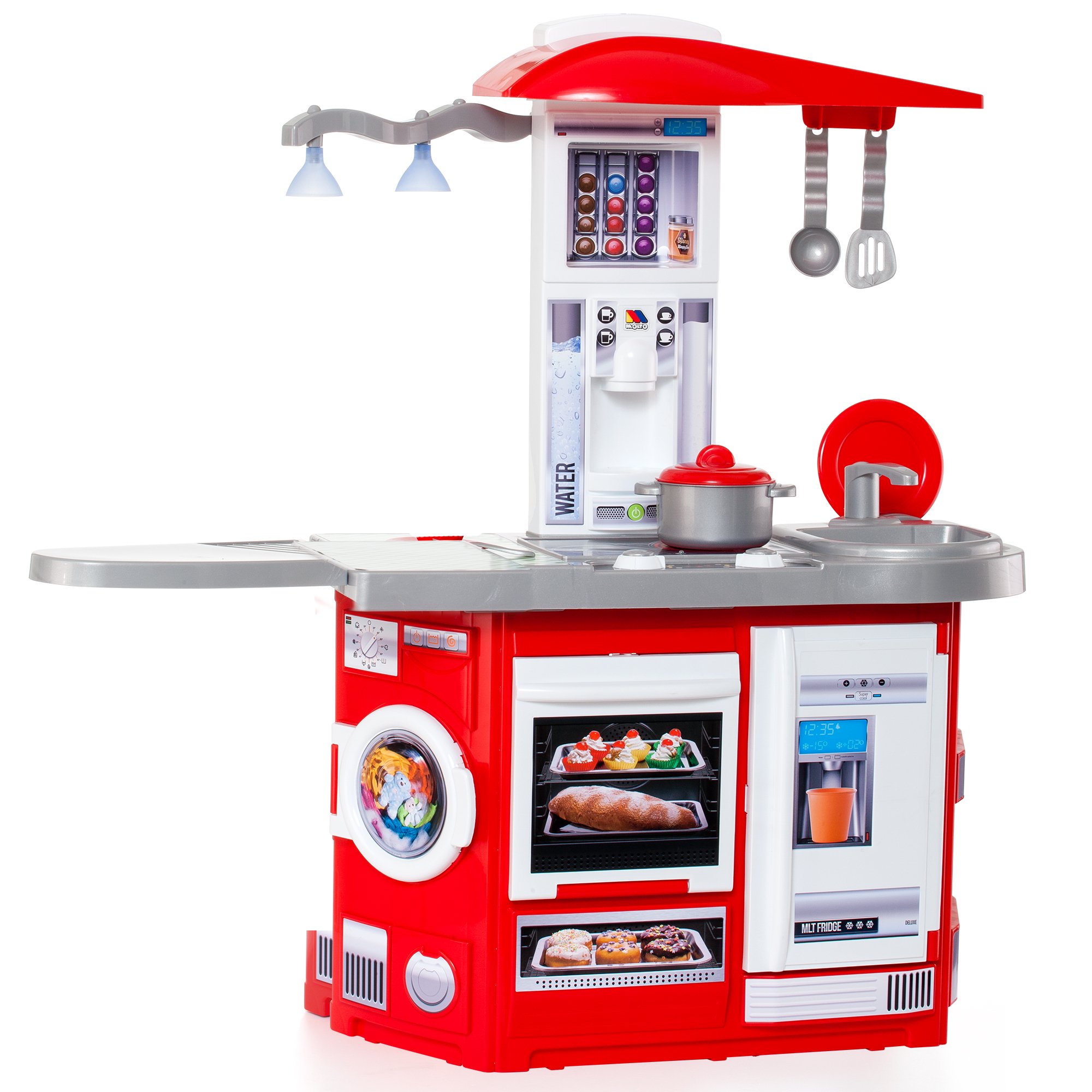 Molto Pretend Play Cook-n-Play Electronic Kitchen Playset with Accessories