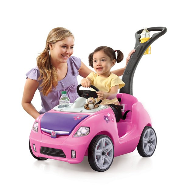 Step2 Whisper Ride II Kids Push Car. Pink