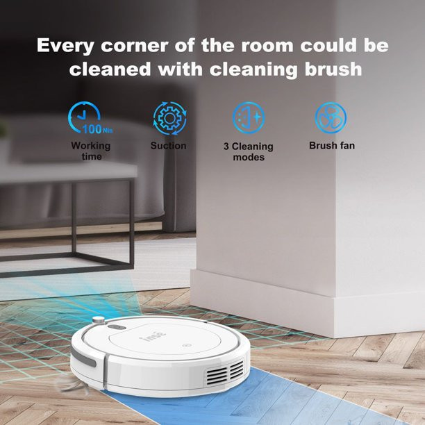 Inse E3 Robot Vacuum With 2000Pa Strong Suction. Quiet. Slim Smart Robotic Vacuum Cleaner