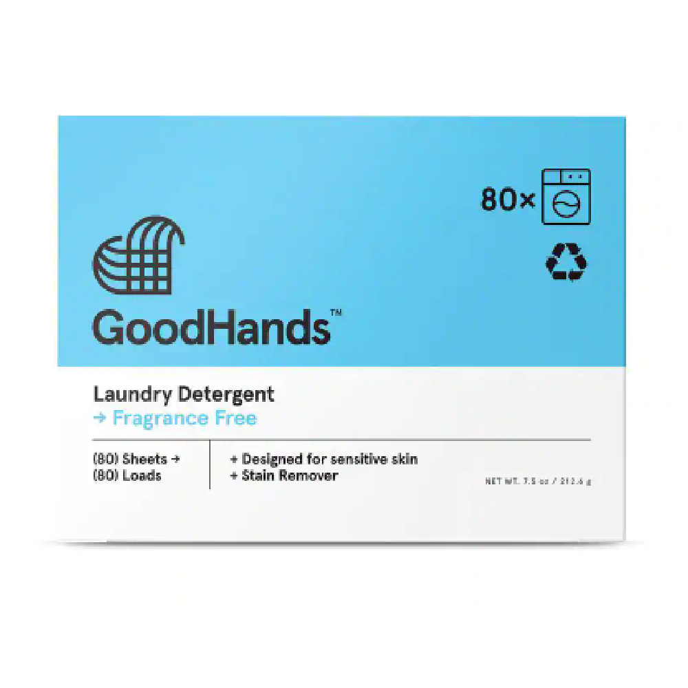 GoodHands Laundry Detergent Sheets - Unscented with Stain Remover - (640 Loads)