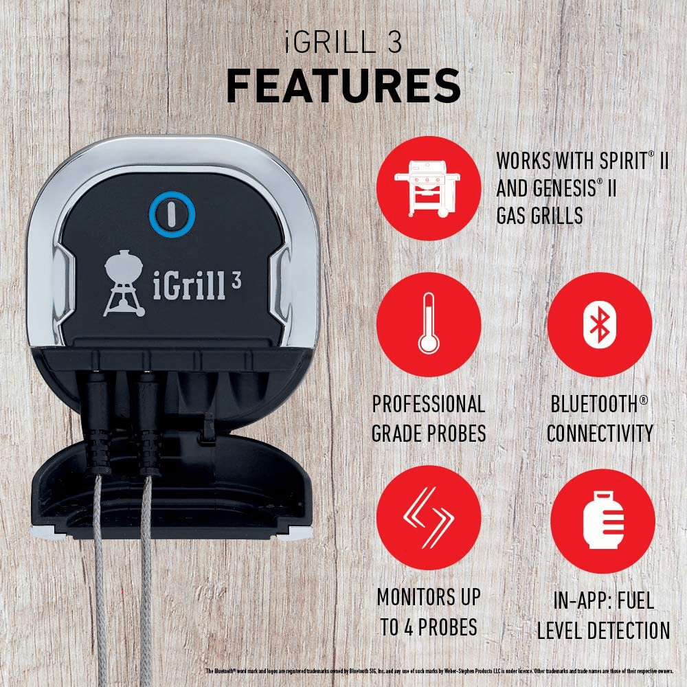 Weber 7204 iGrill 3 Grill Thermometer