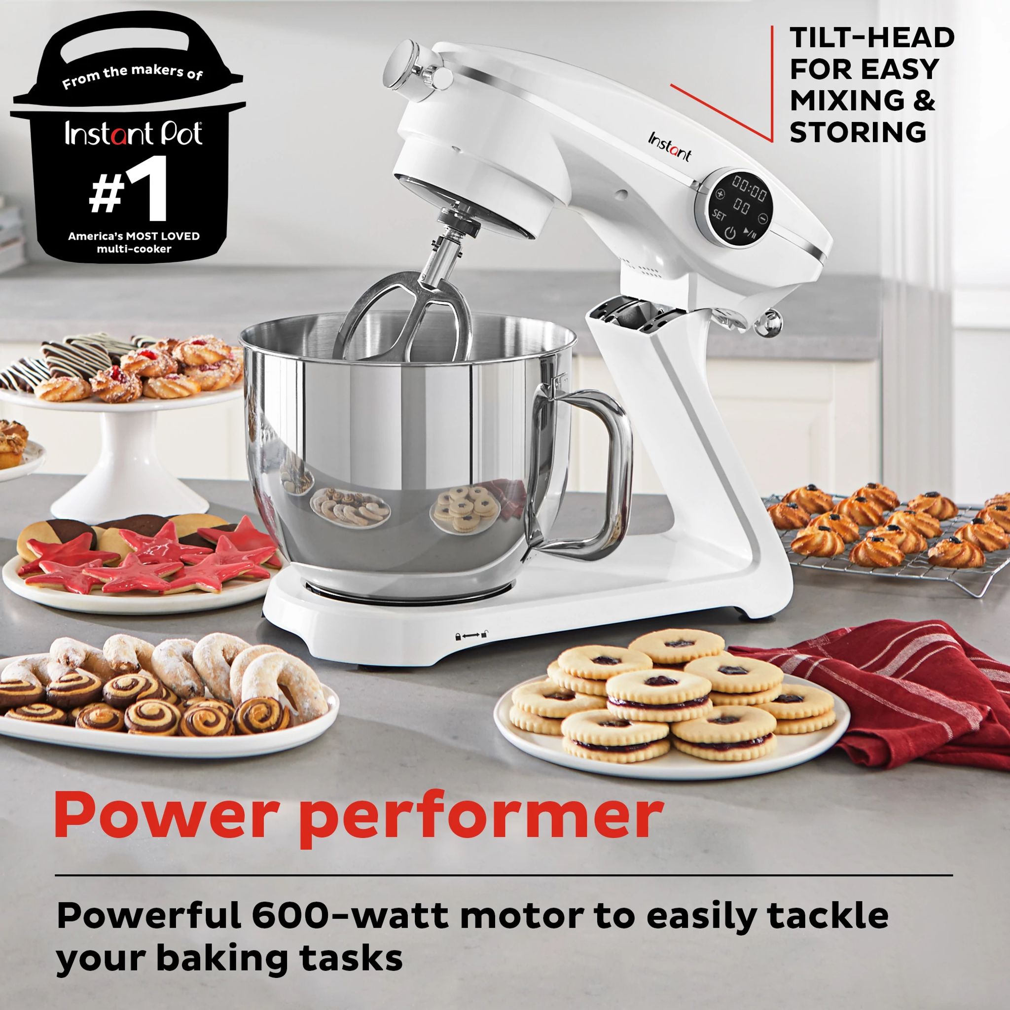 Instant 7.4-quart Stand Mixer. Pro