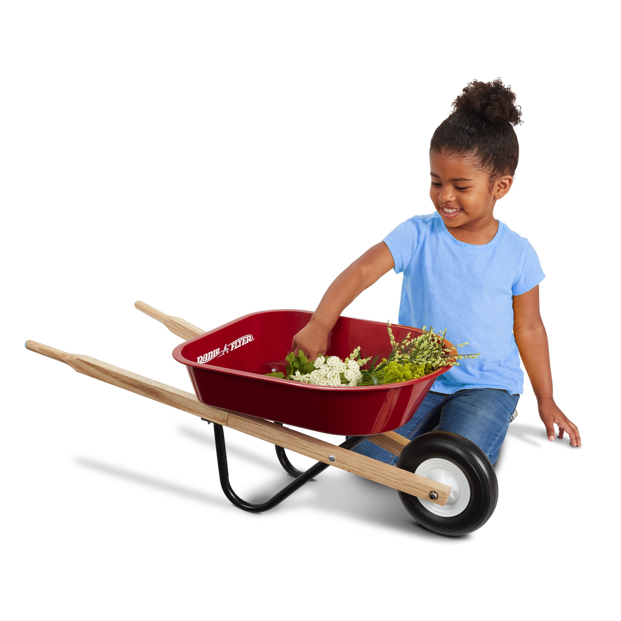 Radio Flyer. Kid-s Wheelbarrow. Steel Body. Red