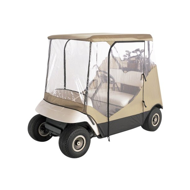 Classic Accessories Fairway 2-Person Travel 4-Sided Golf Cart Enclosure
