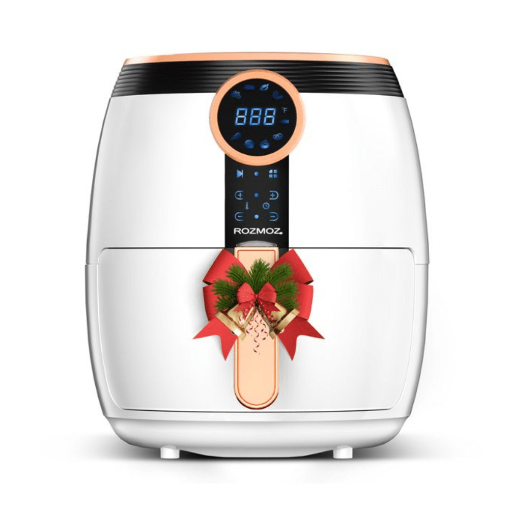Rozmoz 5.2Qt Air Fryers. Electric Air Fryer Oil-Less. White