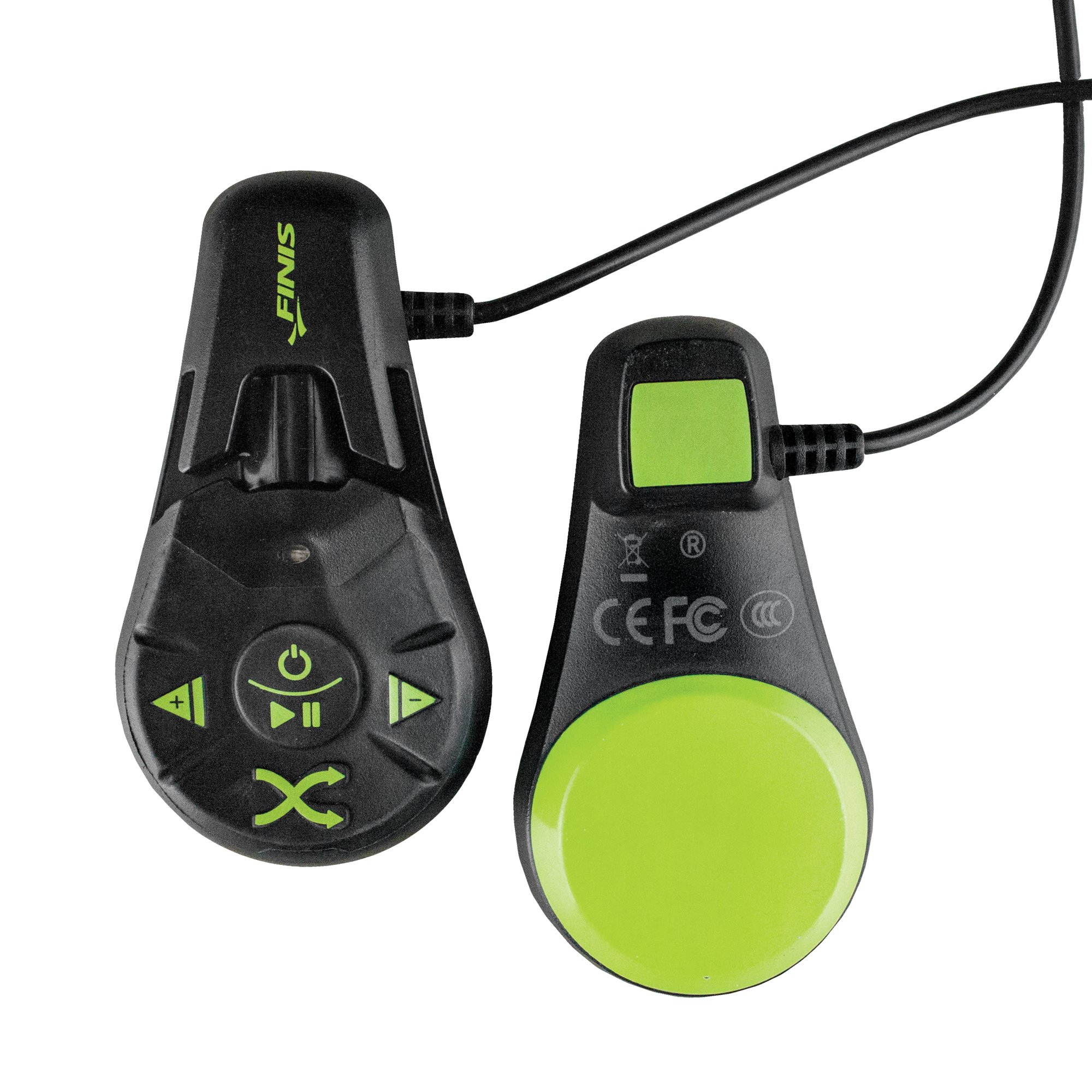 Finis Duo Underwater 4GB MP3 Player with Weather Resistant. Black/Green. 1.30.058.244