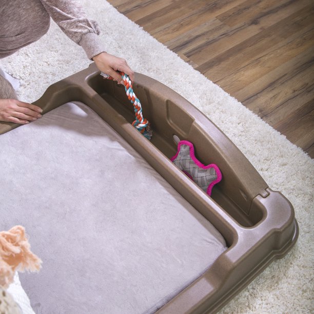 Step2 Close ‘N- Cozy Hideaway Dog Bed Brown