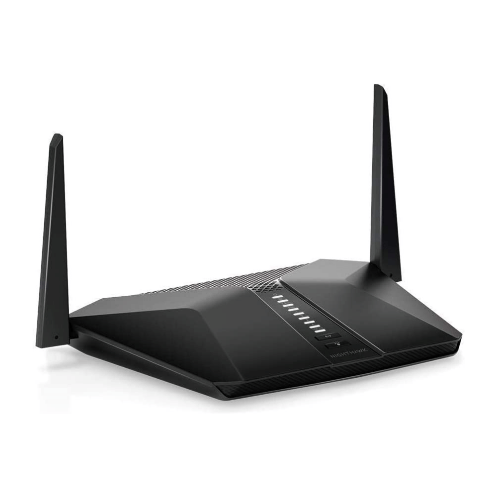 NetGear AX3000 Nighthawk AX4 4-Stream 6 Wi-Fi Router. 4x1G Ethernet and 1×3.0 USB Ports