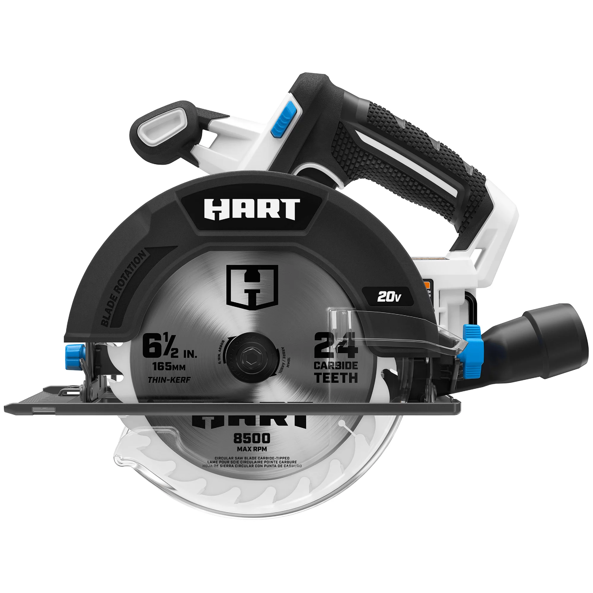 Hart 20V Cordless 6.5-Inch Circular Saw (Battery Not Included) HPCS01