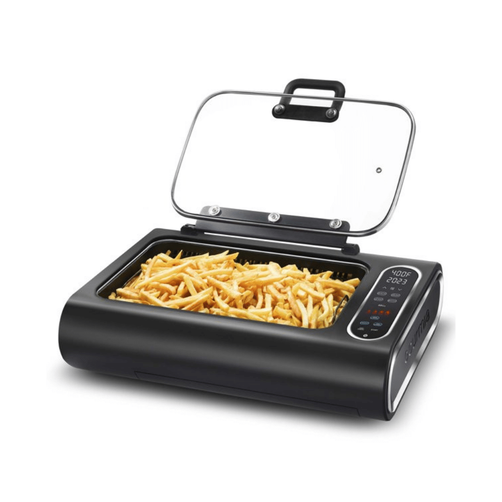 Gourmia Foodstation Smokeless Grill & Air Fryer. With Smoke Extracting Technology