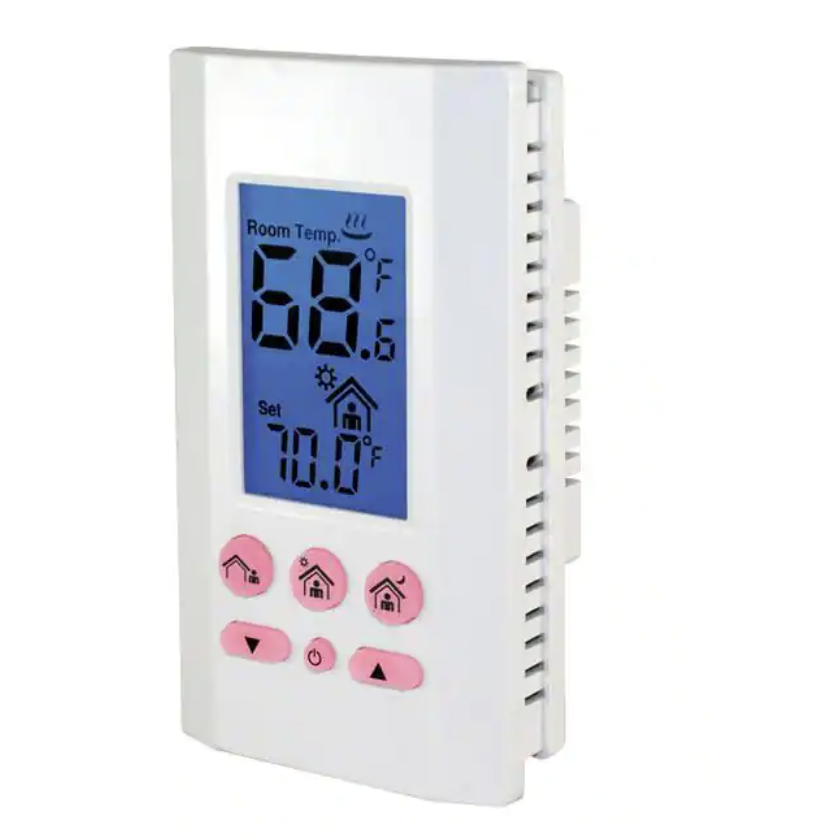 King Electric 1-Day 2-Pole Line Voltage 240-Volt Electronic Thermostat with Personalized Presets