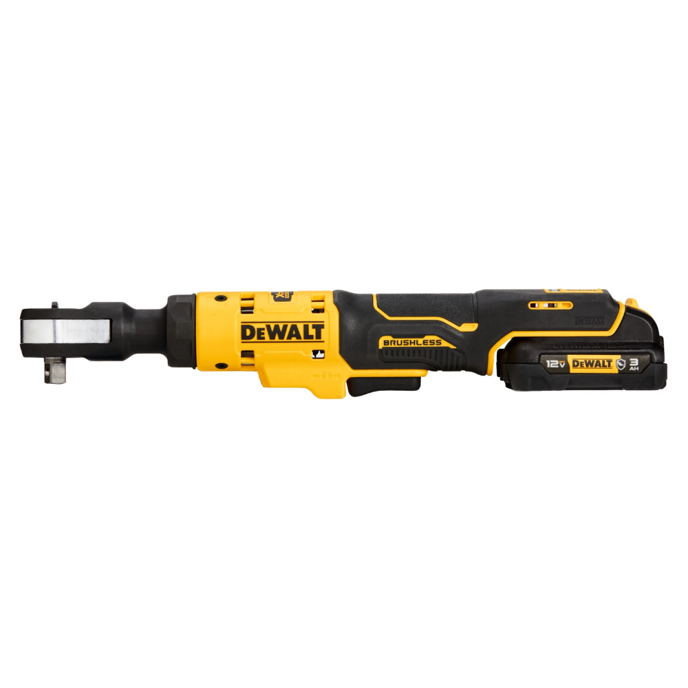 Dewalt XTREME 12V MAX Brushless 3/8 In. Ratchet Kit (Battery And Charger Included)