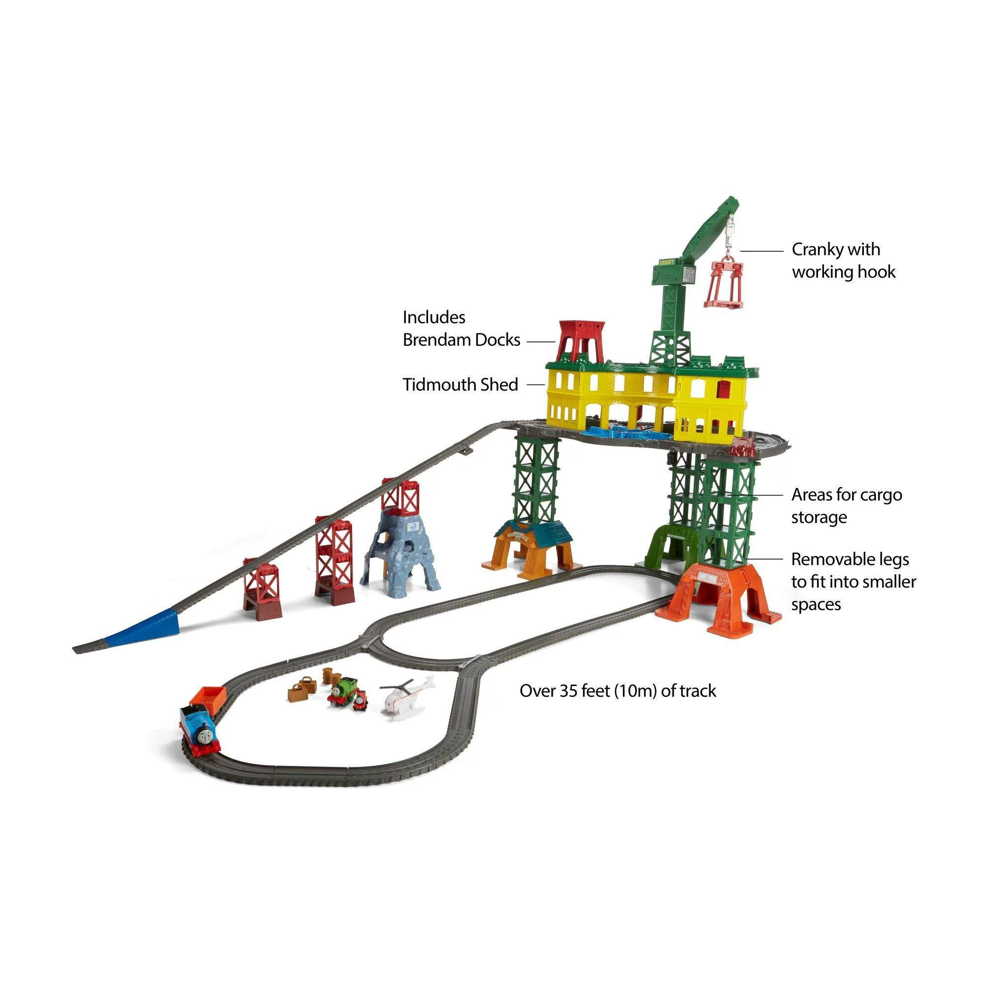Thomas & Friends Super Station Railway Train Track Set