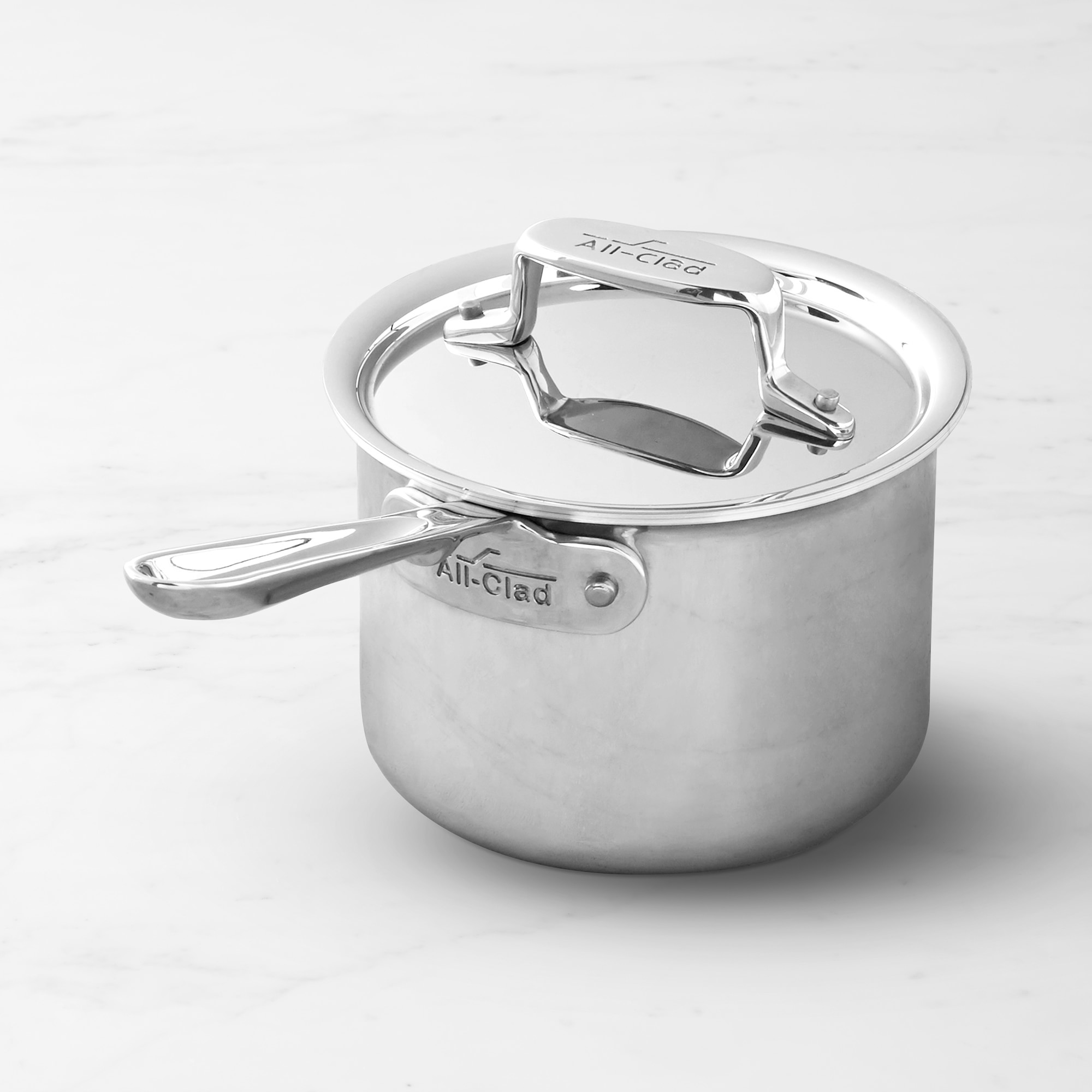 All-Clad D5 Stainless-Steel Saucepan. 2-Qt.