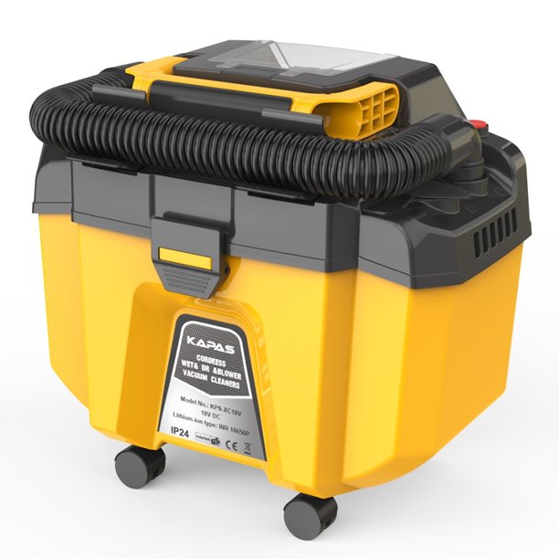 Kapas 18V Cordless & Portable Wet/Dry Dust Vacuum/Extractor . 2.6 Gallon