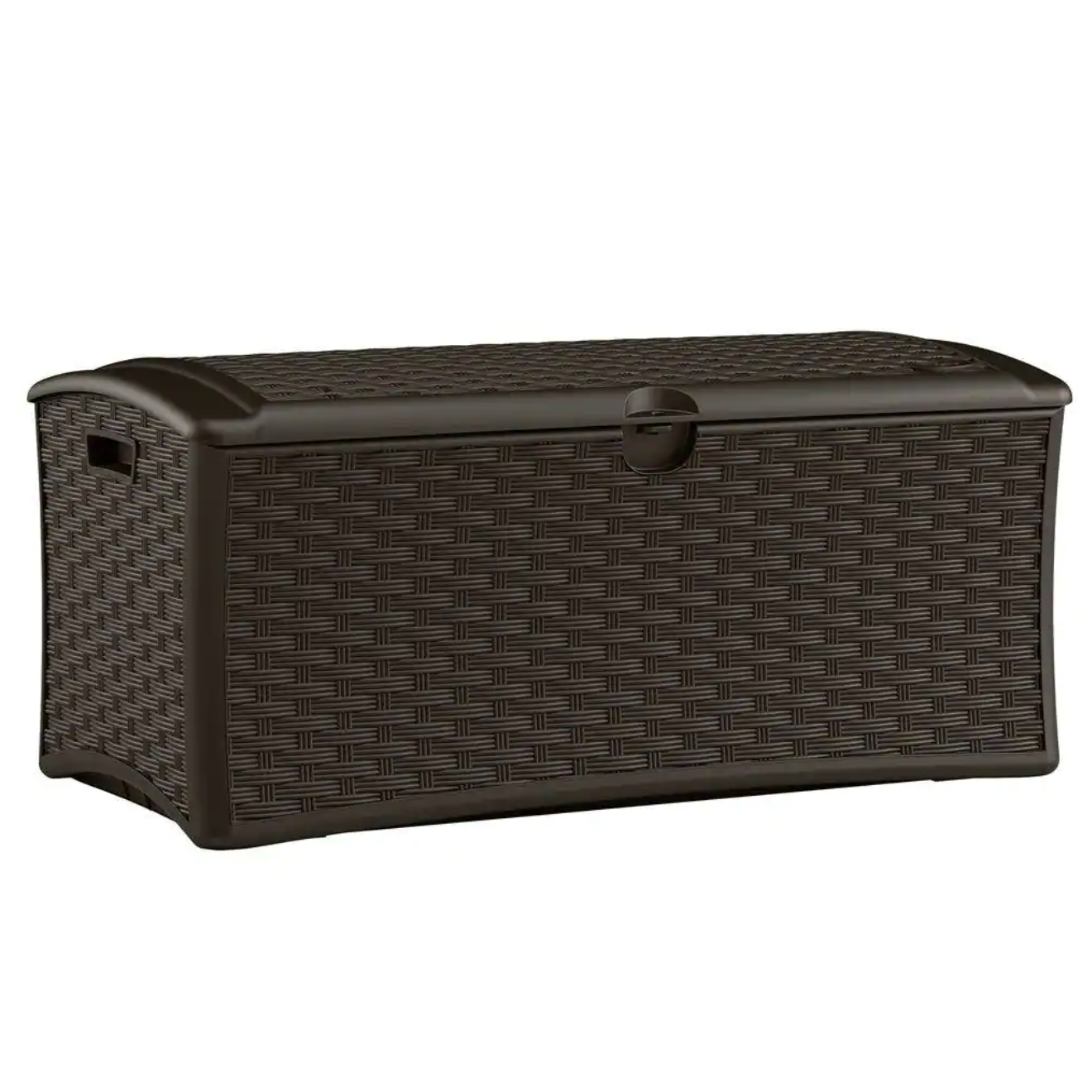 Suncast 72 Gal. Resin Wicker Deck Box
