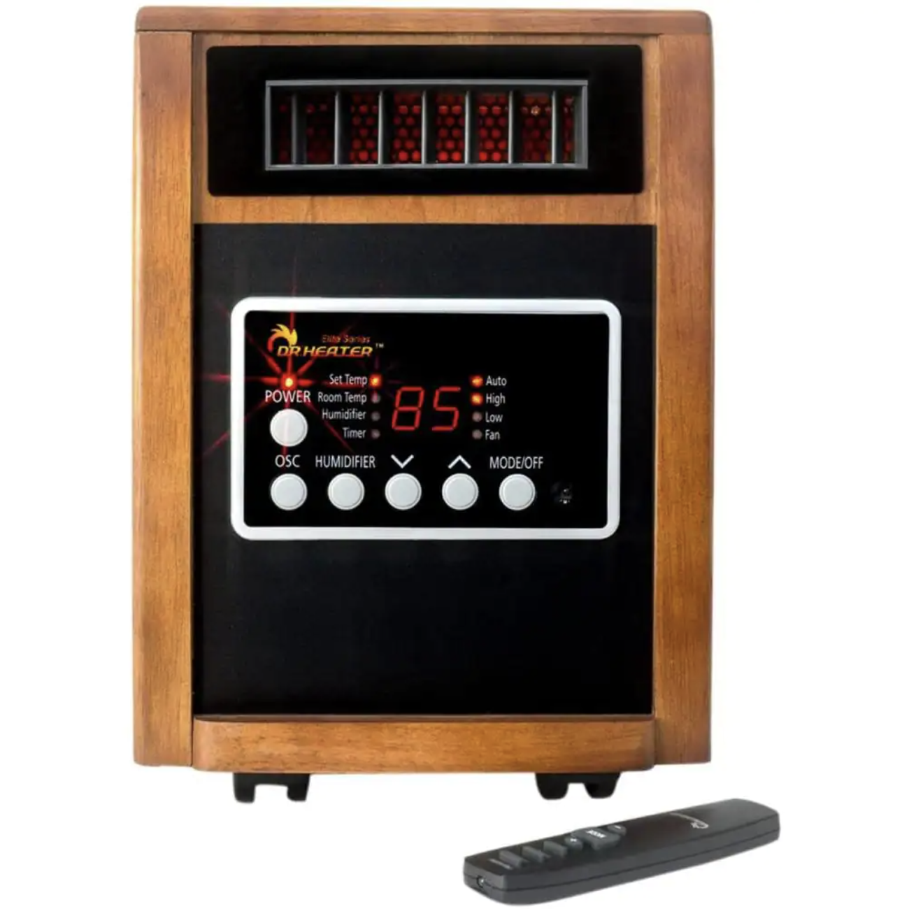 Dr Infrared Heater Elite Series 1500-Watt Dual Heating System Infrared Portable Heater DR998