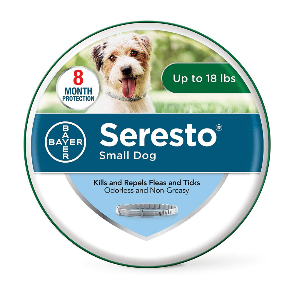 Seresto Flea and Tick Collar for Dogs. 8-Month Flea and Tick Collar for Small Dogs. Up to 18 Pounds