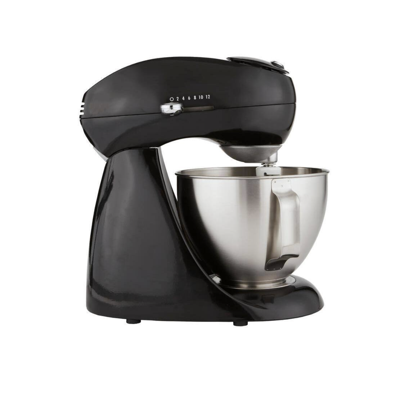 Hamilton Beach Eclectrics 4.5 Qt. 12-Speed Black All-Metal Stand Mixer