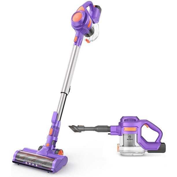 Moosoo X8 Cordless Vacuum Lightweight 4-in-1 Stick Vacuum Cleaner 24KPa Powerful Suction