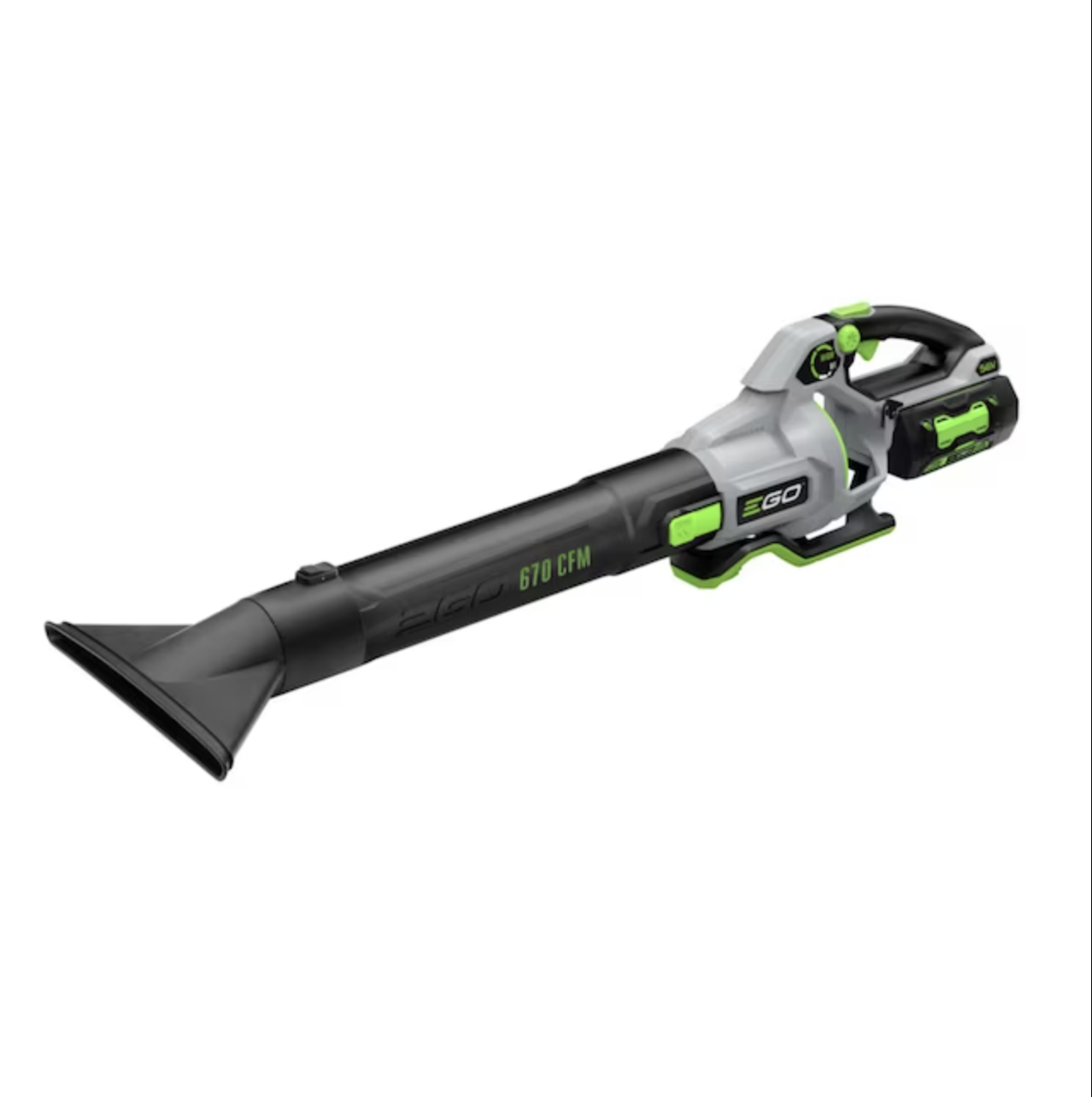 Ego Power+ 56-volt 670-CFM 180-MPH Battery Handheld Leaf Blower