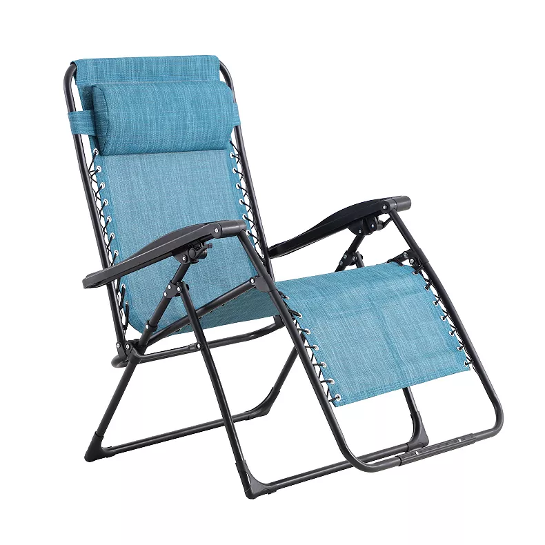 Sonoma Goods For Life Anti-Gravity Patio Lounge Chair. Teal