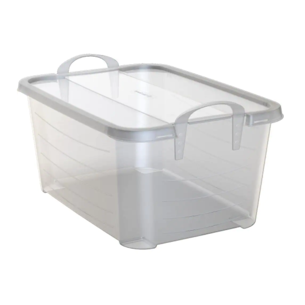 Life Story Clear Stackable Closet and Storage Box 55 Qt. Containers. (12-Pack)