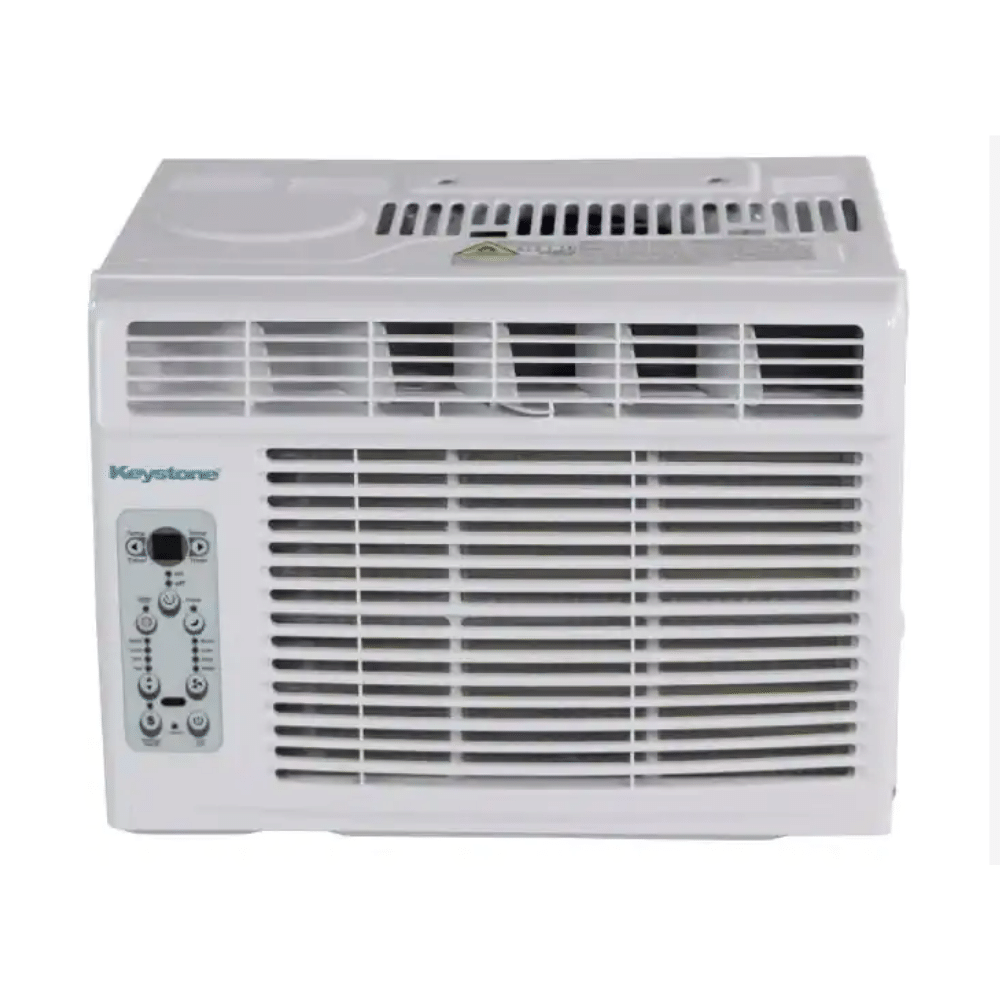 Keystone 5.000 BTU Window-Mounted Air Conditioner. White. KSTAW05BE