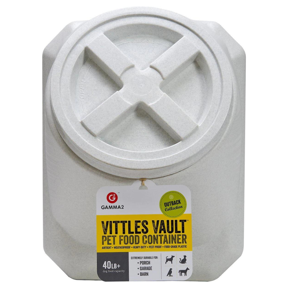 Gamma2 Vittles Vault Stackable Pet Food Storage. 40-Ib