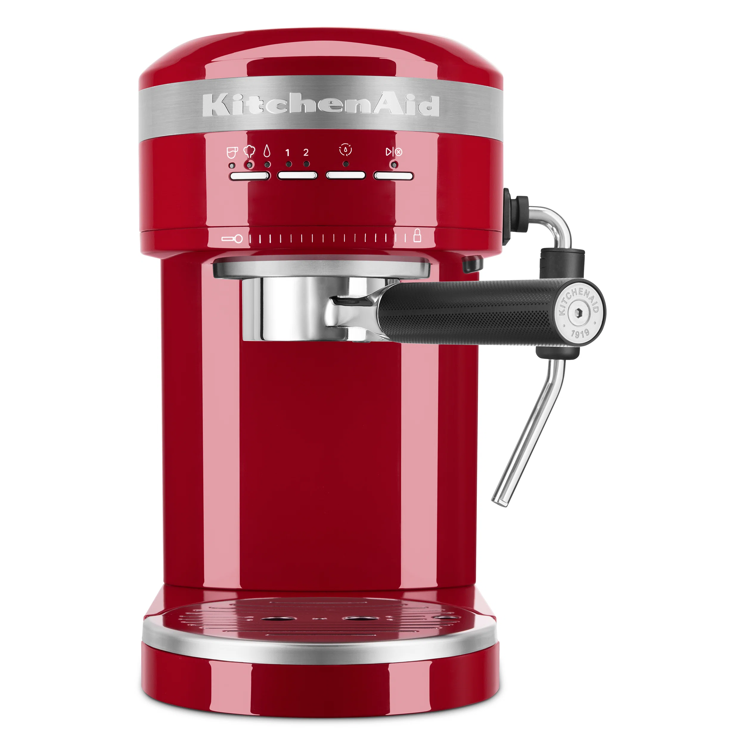 KitchenAid Metal Semi-Automatic Espresso Machine. Empire Red (KES6503ER)