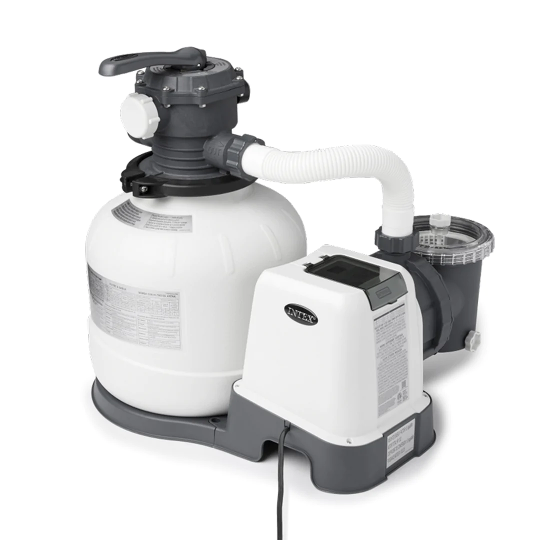 Intex 26647EG 2800 GPH Above Ground Pool Sand Filter Pump With Automatic Timer