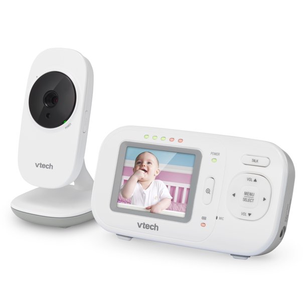 VTech VM2251 2.4″ Digital Video Baby Monitor With Full-Color And Automatic Night Vision
