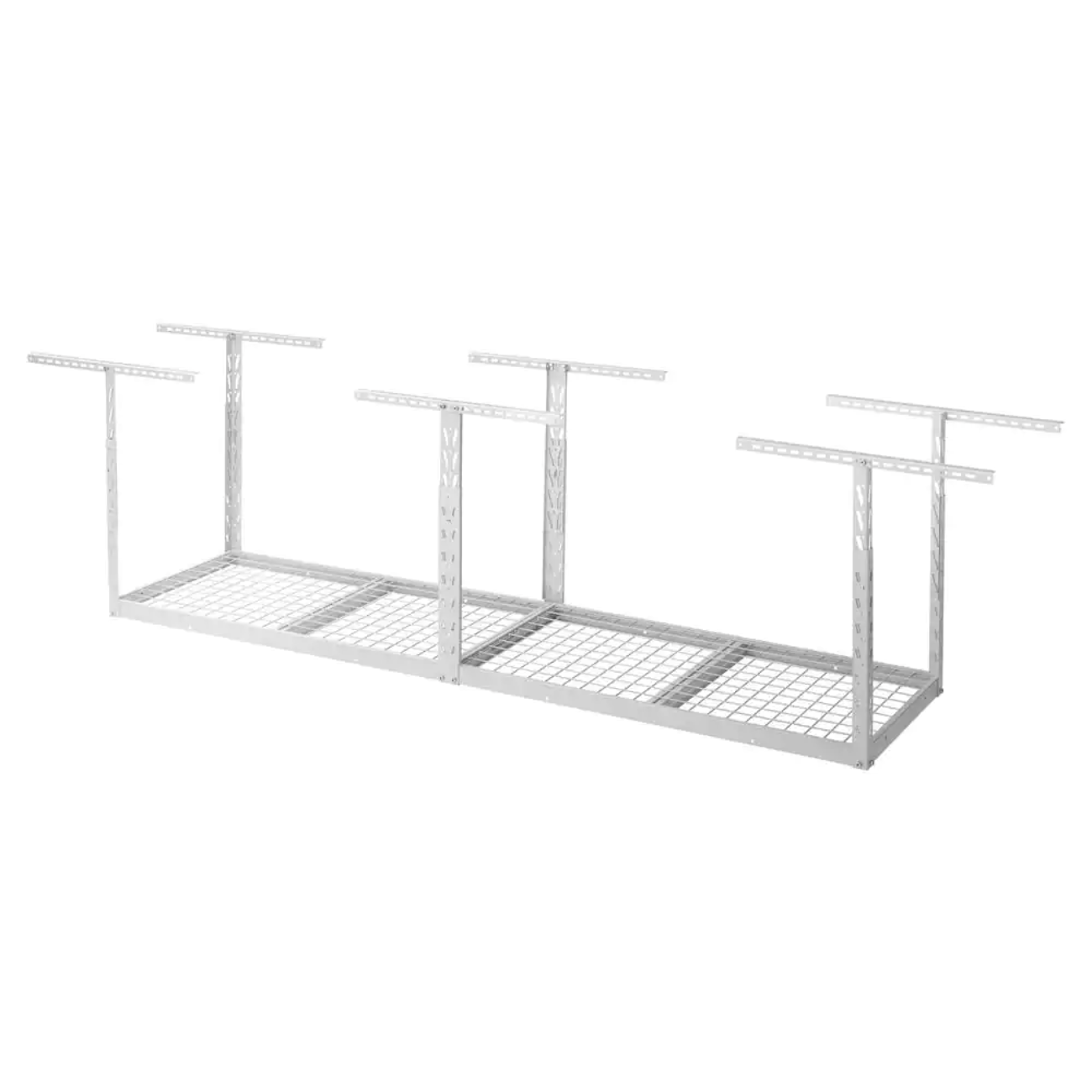 Gladiator GearLoft white Adjustable Height Overhead Garage Storage Rack (96 in W x 24 in D)
