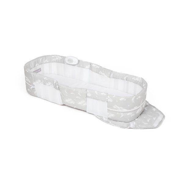 Baby Delight Snuggle Nest Harmony Infant Portable Lounger. BD03050. Silver Clouds