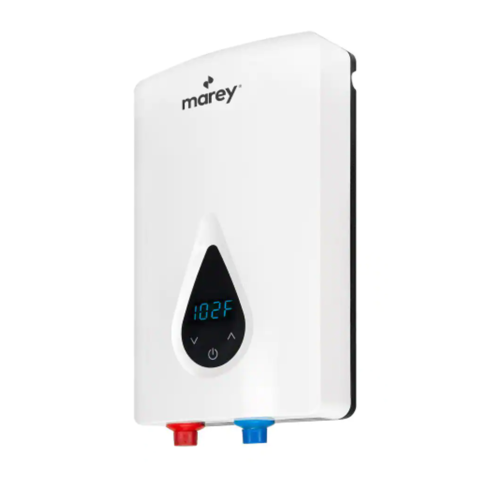 Marey 14.6 kW 3.5 GPM ETL Certified 220-Volt Self-Modulating Residential Multiple Points of Use Tankless Electric Water Heater