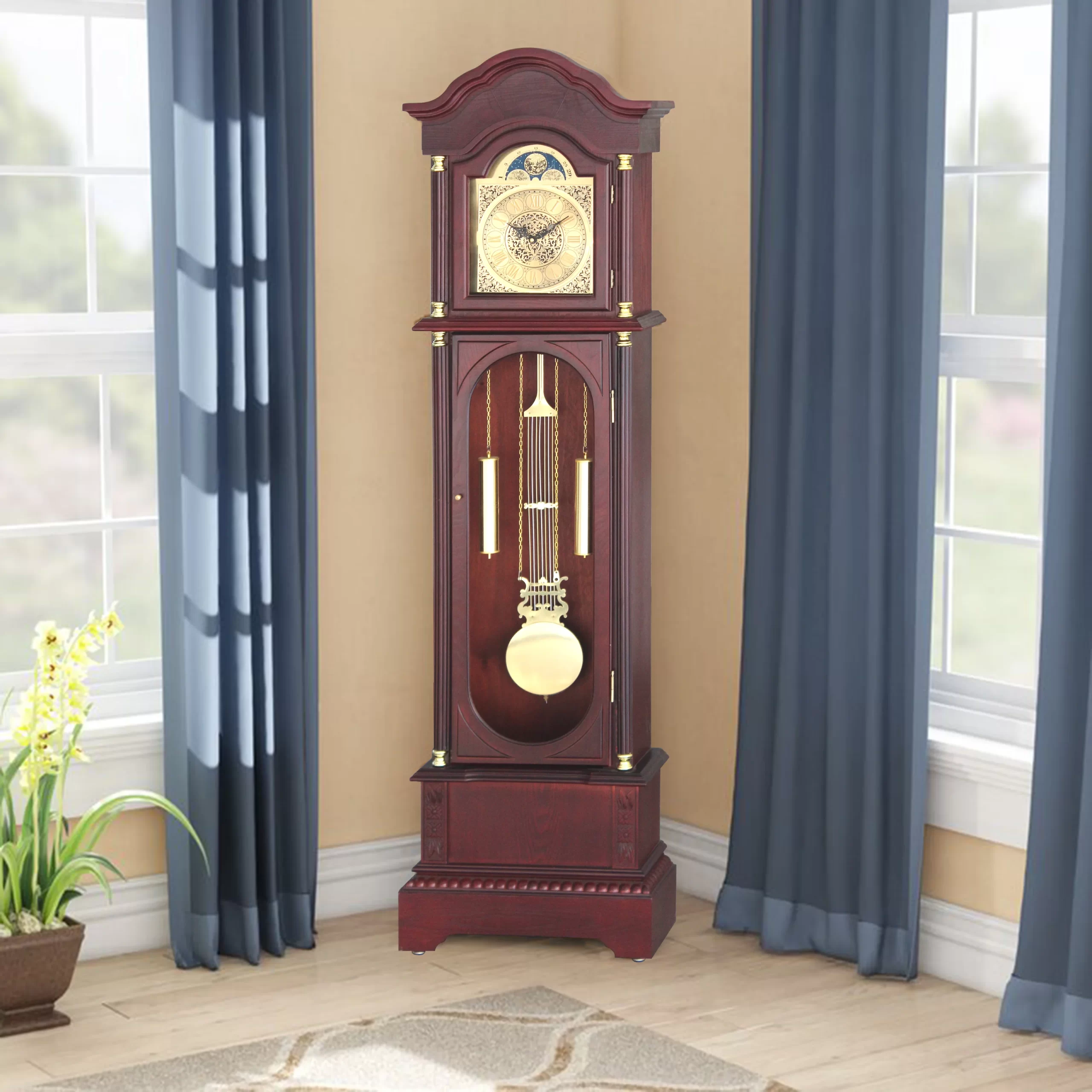 Astoria Grand Cherry Coston 71.63″ Wood Grandfather Clock