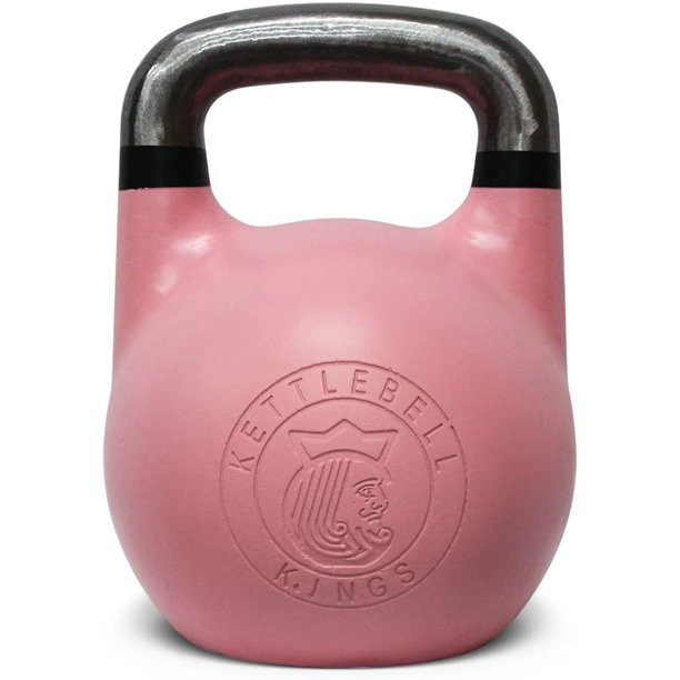 Kettlebell Kings Competition Kettlebell Weights for Workout. 22 lbs. Pink