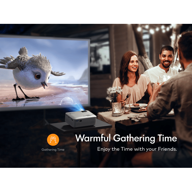 Apeman Mini Projector 1080P LCD Display 200” Portable Video Projector