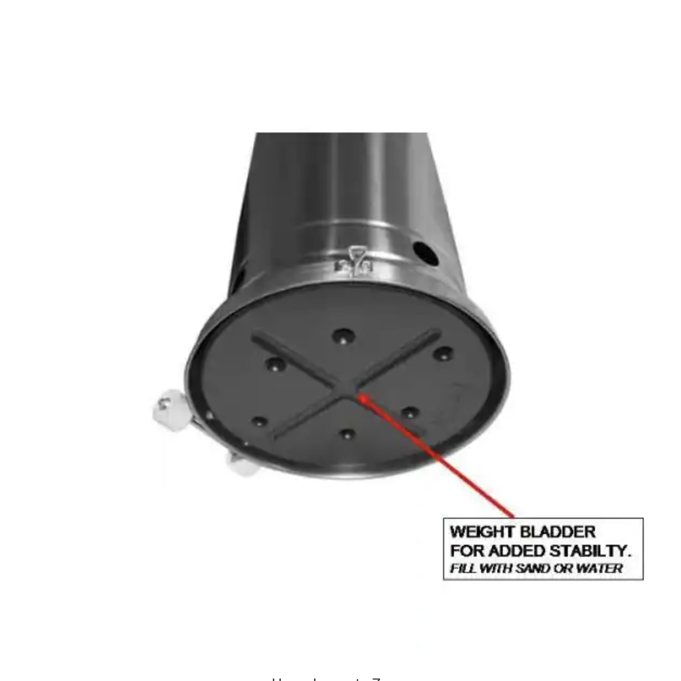 AZ Patio Heaters 48.000 BTU Hammered Bronze Propane Patio Heater