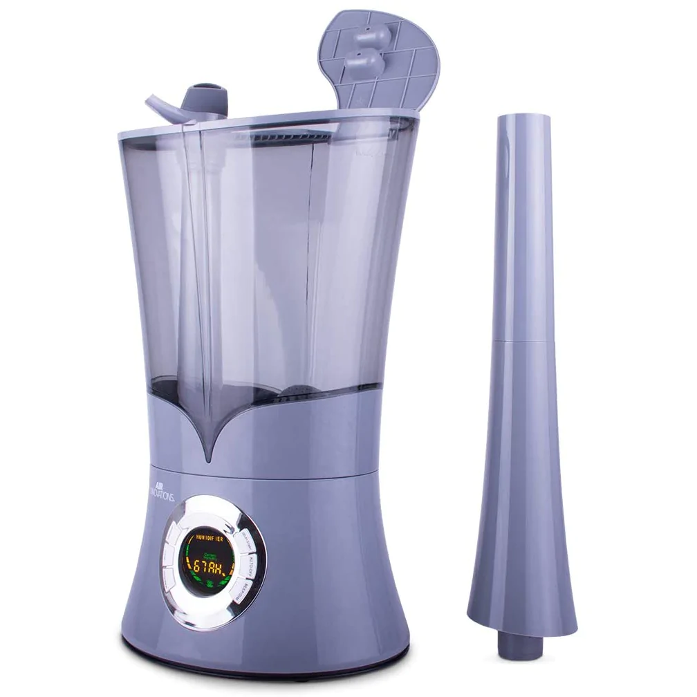 Air Innovations HUMID43 Ultrasonic Cool Mist Humidifier with Refills (12 Pack)