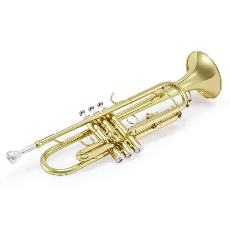 Eastar ETR-380 Bb Standard Trumpet Set for Student Beginner with Hard Case. Gold