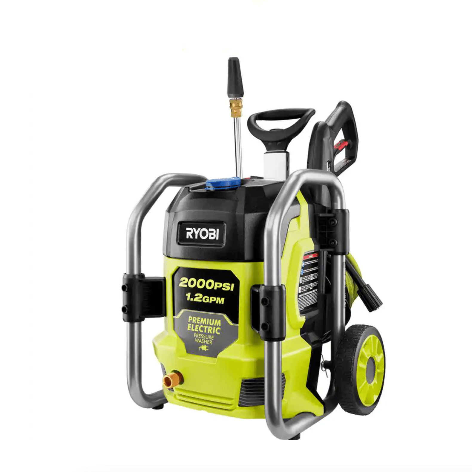 Ryobi 2000PSI 1.2GPM Cold Water Electric Pressure Washer. RY142022VNM