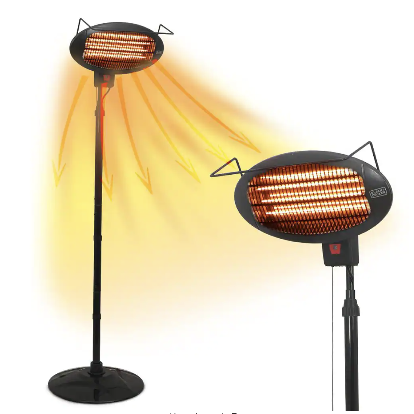 Black + Decker Patio Floor or Wall-Mounted Electric Heater (BHOF04)