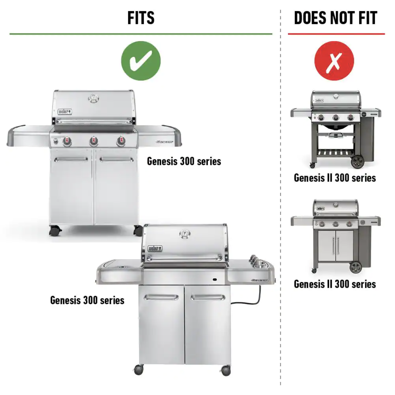 Weber Replacement Cooking Grates for Genesis 300 Gas Grill