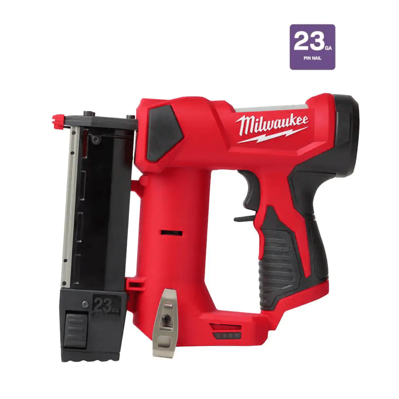 Milwaukee 2540-20 M12 12-Volt 23-Gauge Lithium-Ion Cordless Pin Nailer (Tool-Only)