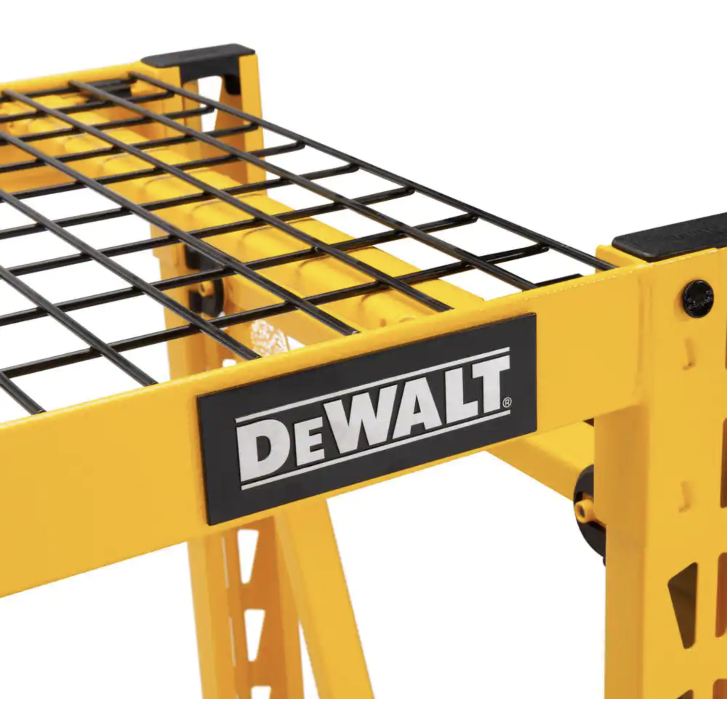 Dewalt DXST4500-W Yellow 3-Tier Wire Steel Garage Storage Shelving Unit (50 in. W x 48 in. H x 18 in. D)